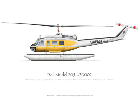 Bell Model 205 VH-UHP Airfast
