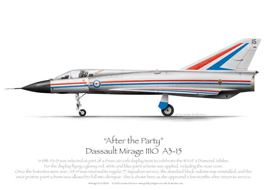 Mirage IIIO A3-15 Jubilee