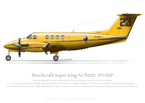 Beechcraft Super King Air B200 VH-NSF NSCA