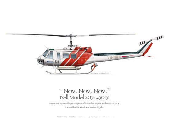Bell Model 205 VH-NNN Helicorp
