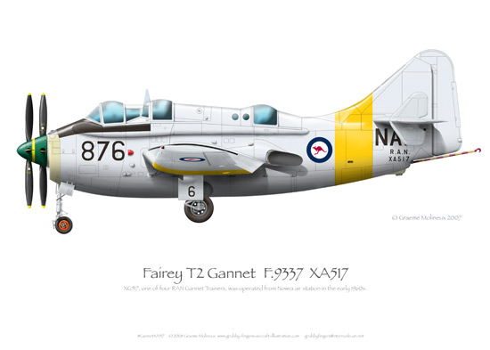 #GannetXA517 Fairey Gannet T2 XA517
