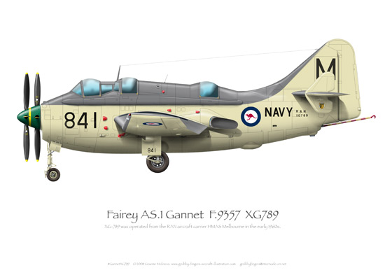 #GannetXG789 Fairey Gannet AS1 XG789