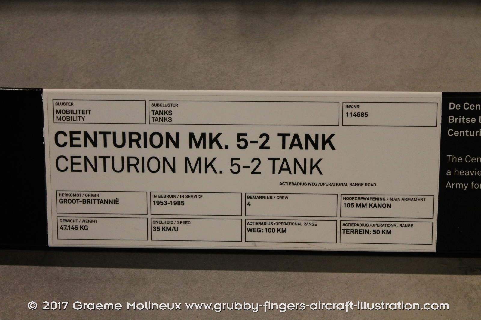 Centurion%20Tank%20MK5-2%20Walkaround%20Netherlands%20Military%20Museum%202015%20%2001%20Graeme%20Molineux