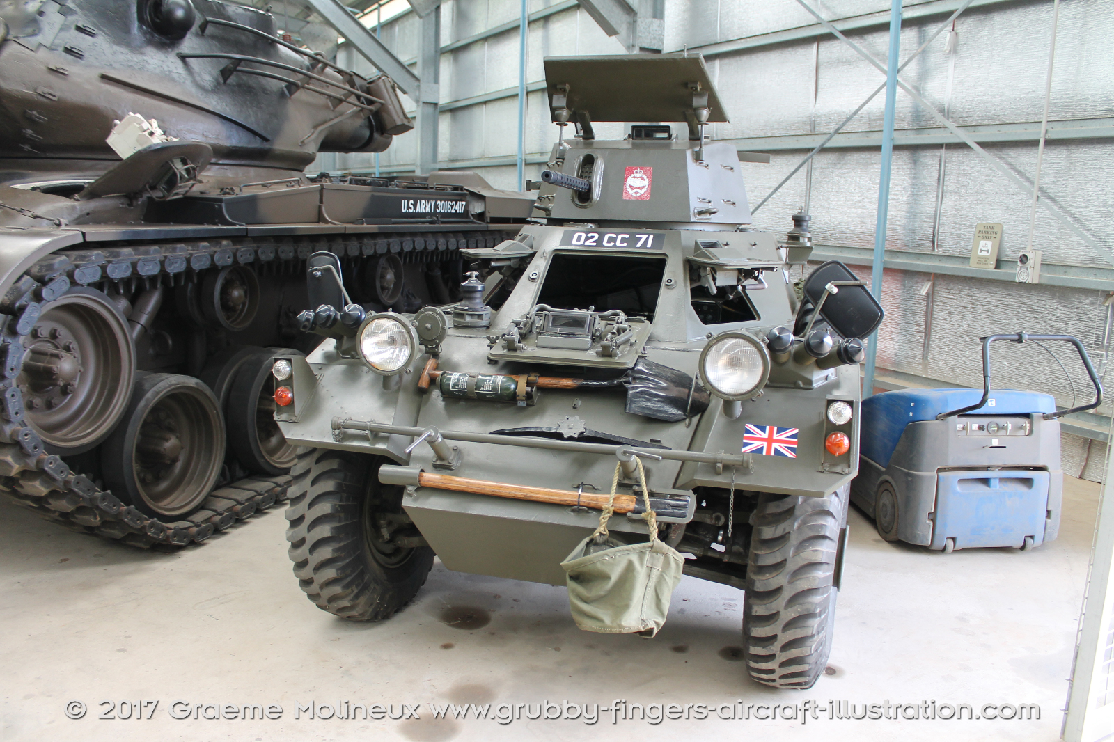 Daimler%20Ferret%20Scout%20Car%20MkII%20Walkaround%2002%20CC%2071%20British%20Army%20AAAM%202016%2002%20Graeme%20Molineux